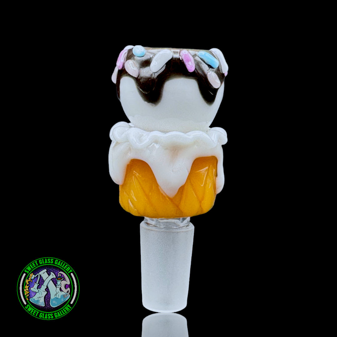 Empire Glassworks - Bowl #7 - Ice Cream Cone 14mm