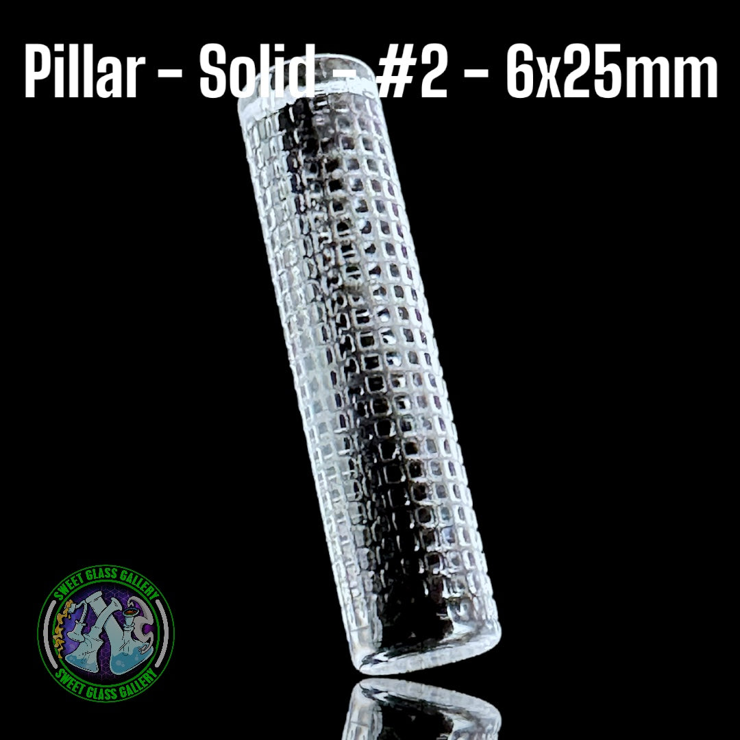 GeeWest - Pillar #2 - 6x25mm Solid Engraved Quartz