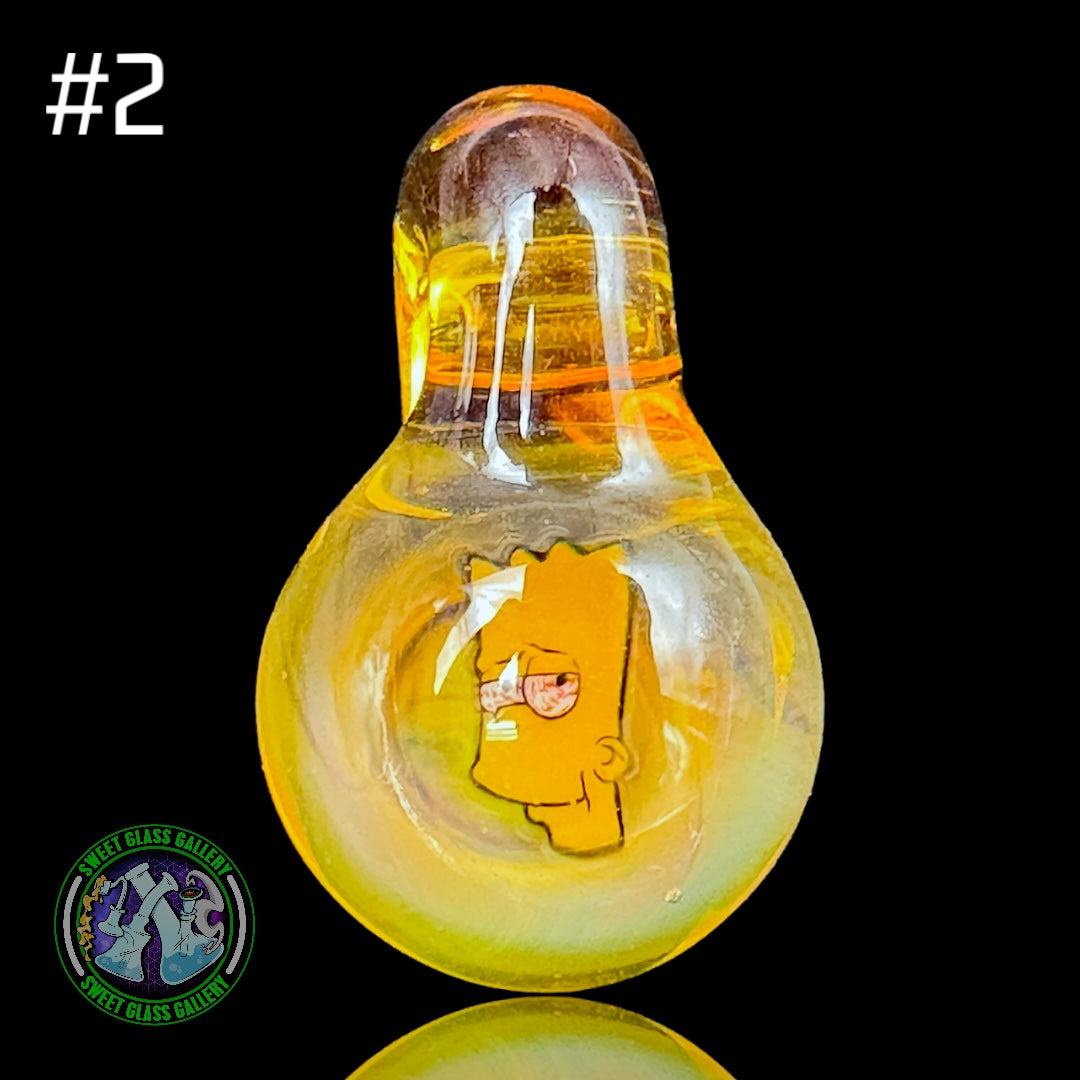Keys Glass - Pendant #2 (Bart - The Simpsons)