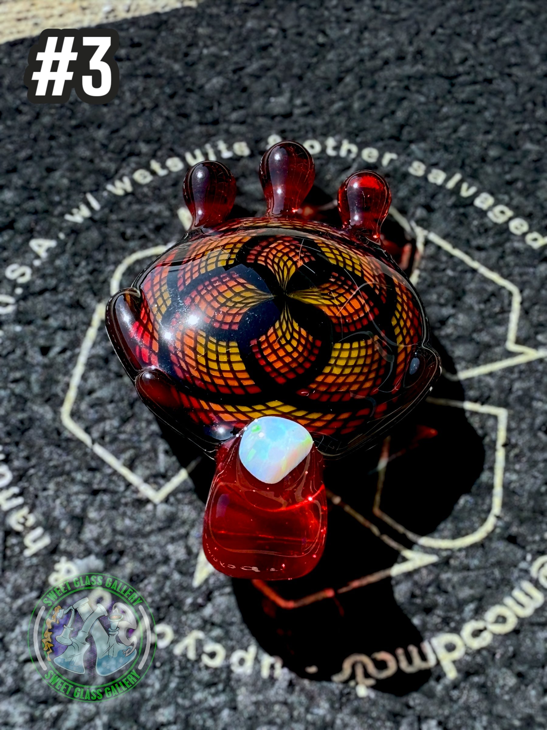 Takoda Madrona - Pendant #3 - Drippy Fillacello