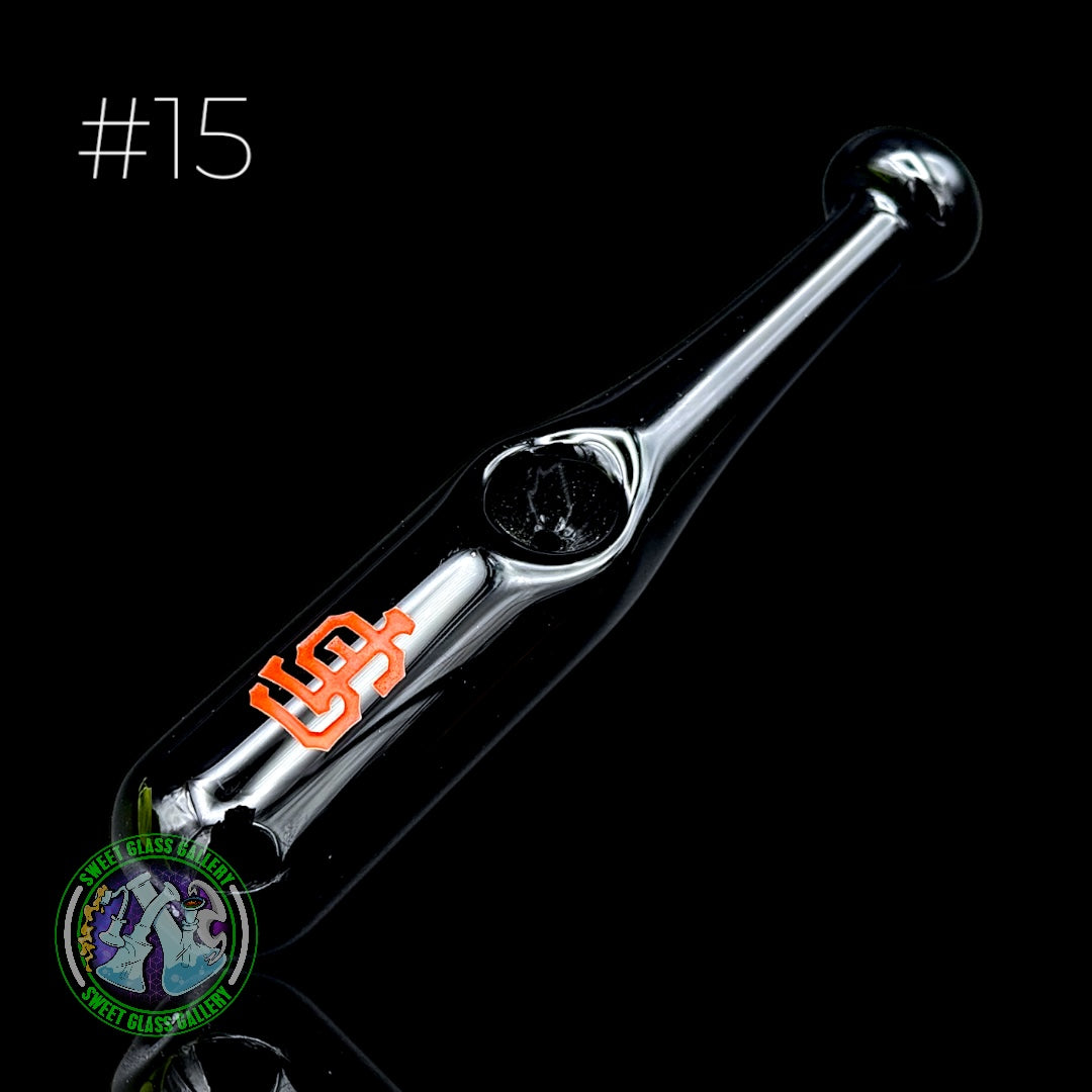 Daniel's Glass Art - Dry Pipe #15 - Baseball Bat (San Fransisco Giants)