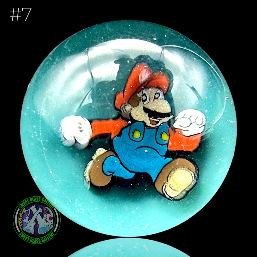 Keys Glass - Marble #7 (Mario - Super Mario Bros)