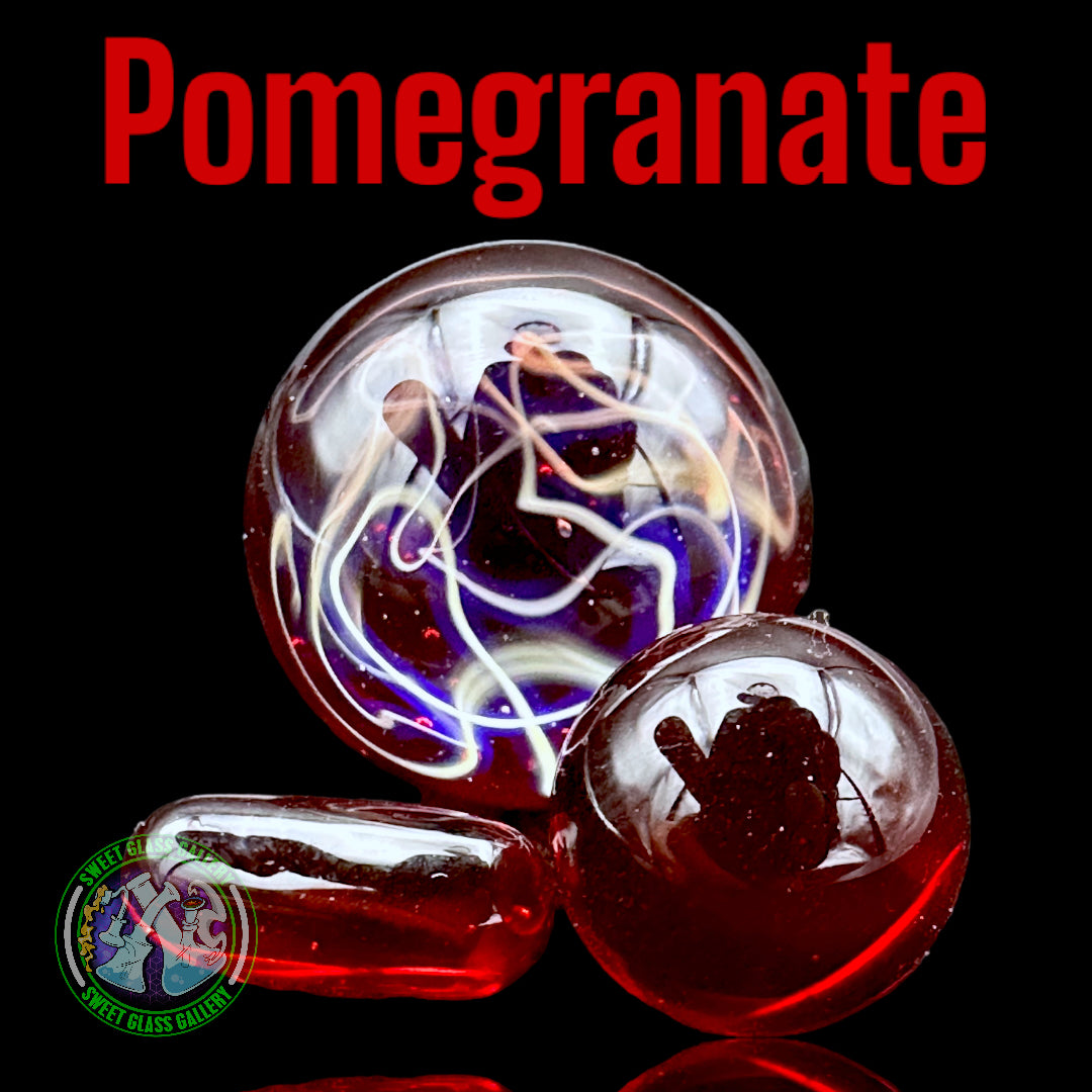 Garga Melt Glass - Scribble Tech Slurper Set (Pomegranate)