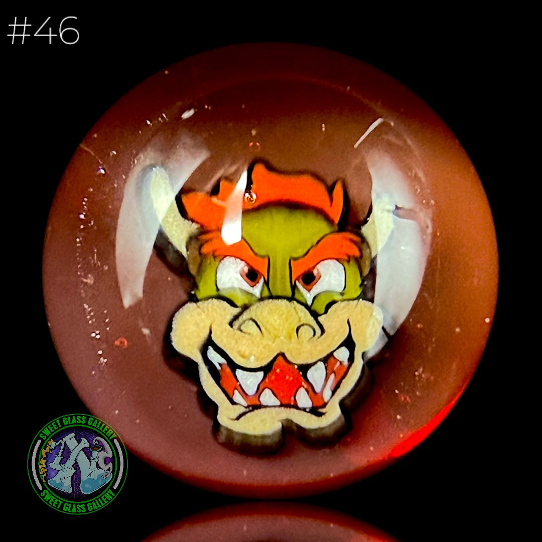 Keys Glass - Marble #46 (Bowser - Super Mario Bros)