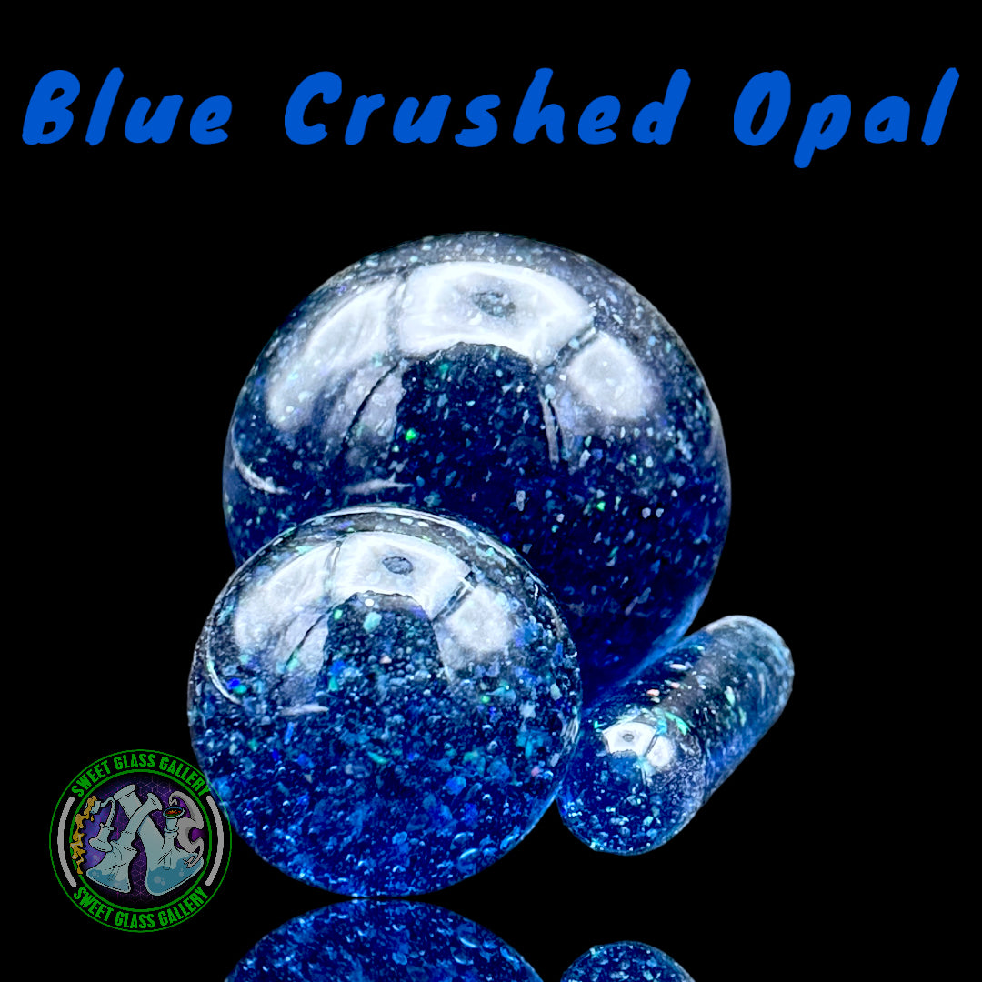 Nephilim Glass - 3-Piece Slurper Set (Blue Crushed Opal)