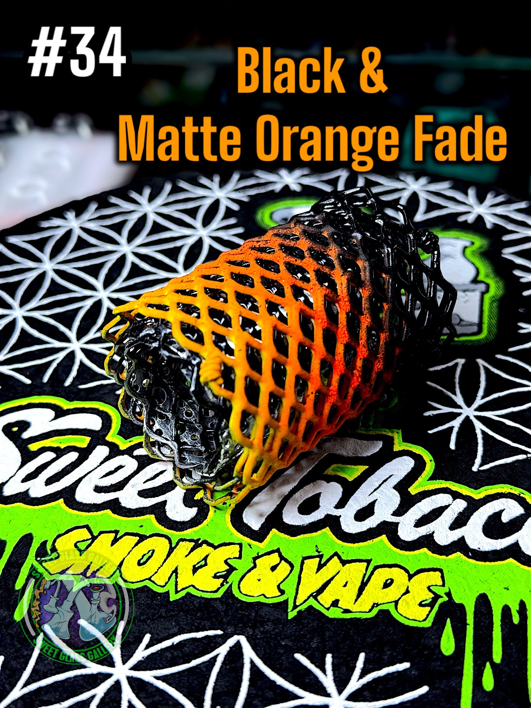 Mamba Guardzz - Heat Cage #34 Blazer GT8000 Guard (Black & Matte Orange Fade)
