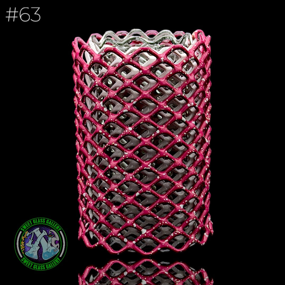 Mamba Guardzz - Heat Cage #63 - Blazer GT8000 Guard (Ghost Series - Pink w/ White Splatter)