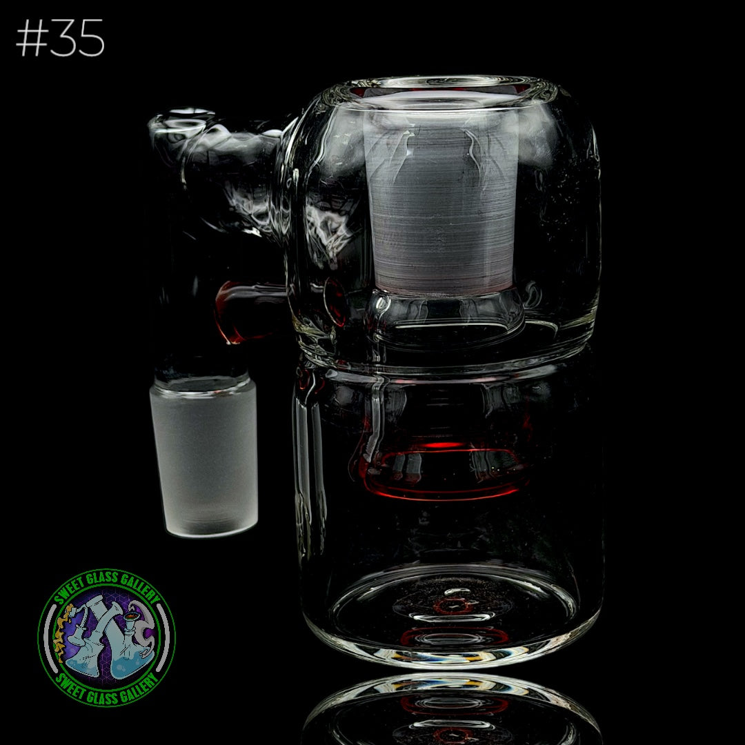 Fluid Glass - Ash Catcher 18mm - Dry #35 (Pomegranate)