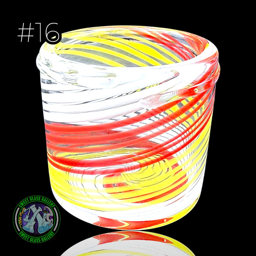 Ben’s Glass Art - Baller Jar #16 - X-Large Inside Out Tech