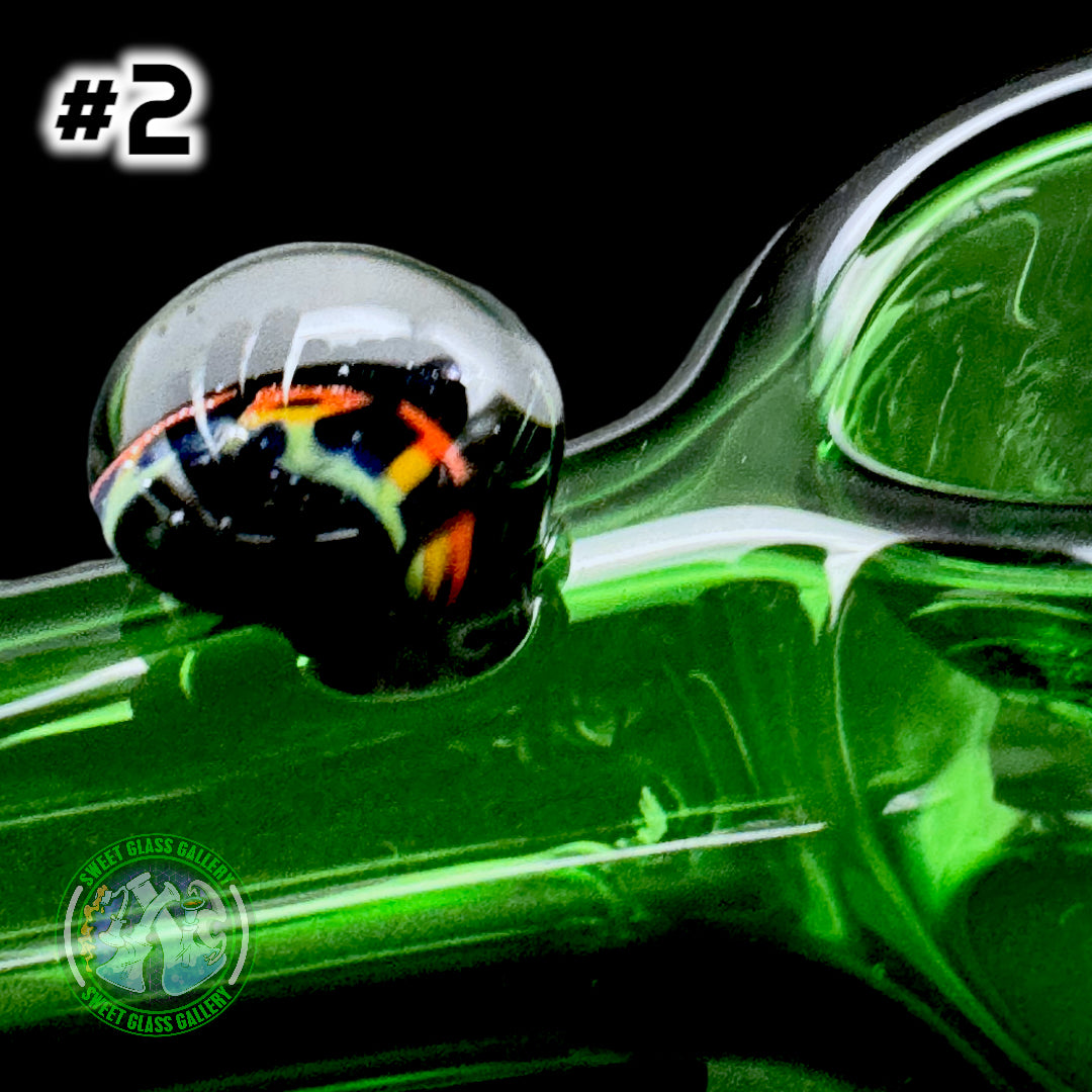 Verano Glass - Dry Pipe w/ Encased Millie (Irie) #2