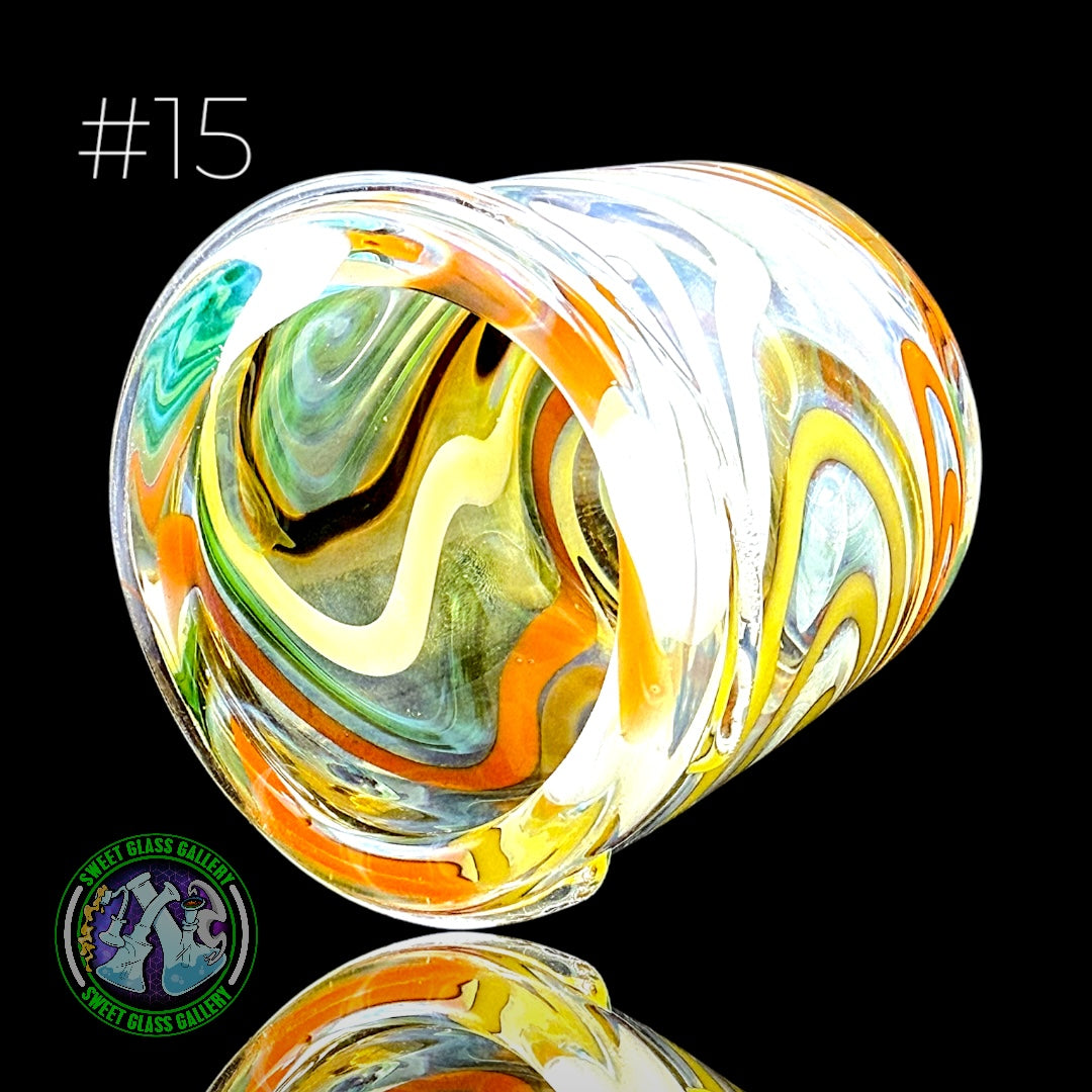 Ben’s Glass Art - Baller Jar #15 - X-Large Inside Out Tech