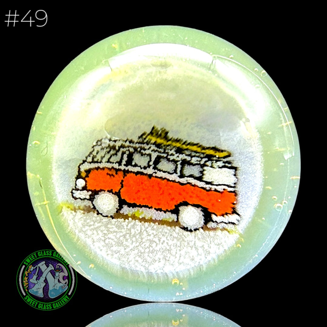 Keys Glass - Marble #49 (VW Bus)