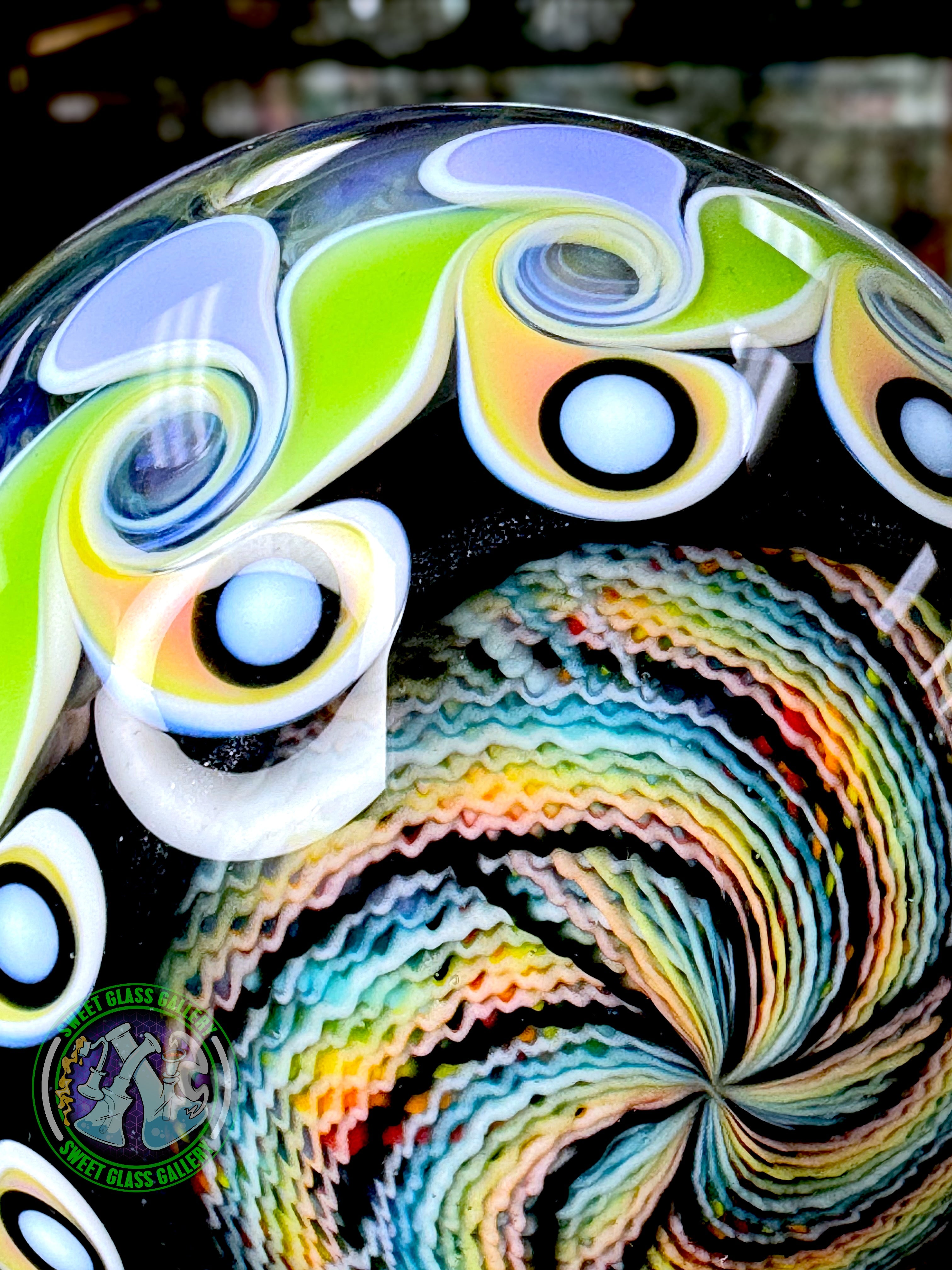 Dew Glass - Collectors Marble 62mm 2.5” #1