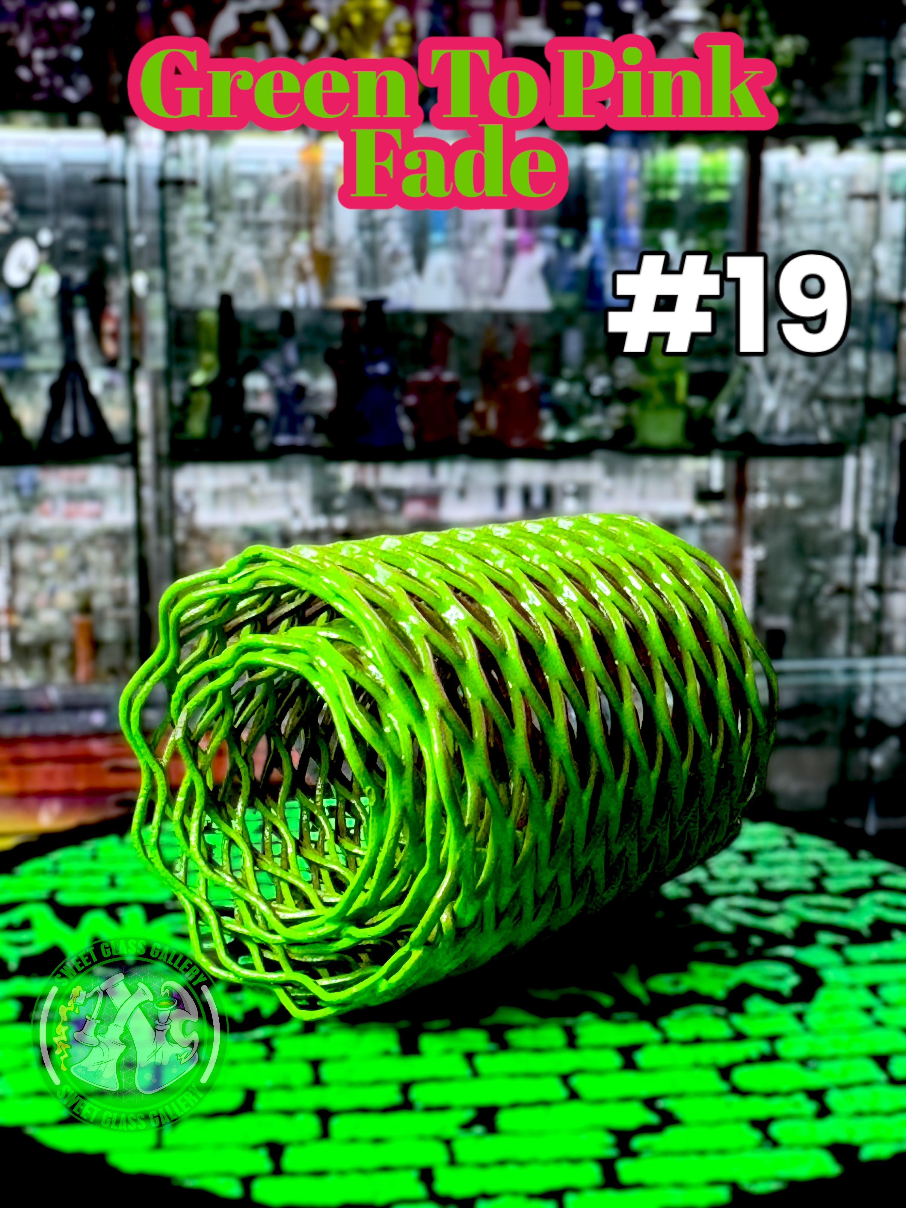 Heat Cage - Blazer GT8000 Torch Guard #19 - Green To Pink Fade