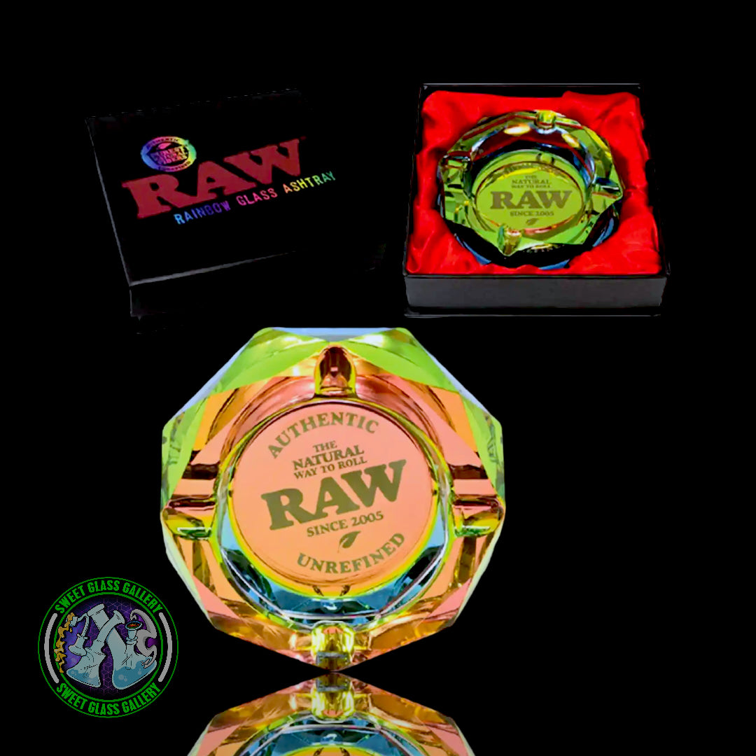 Raw - Rainbow Glass Ashtray