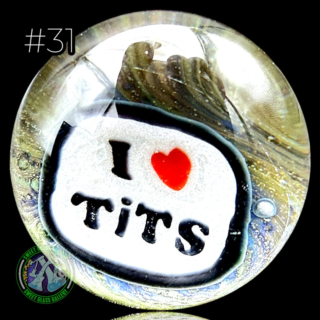 Keys Glass - Marble #31 (I Love Tits)