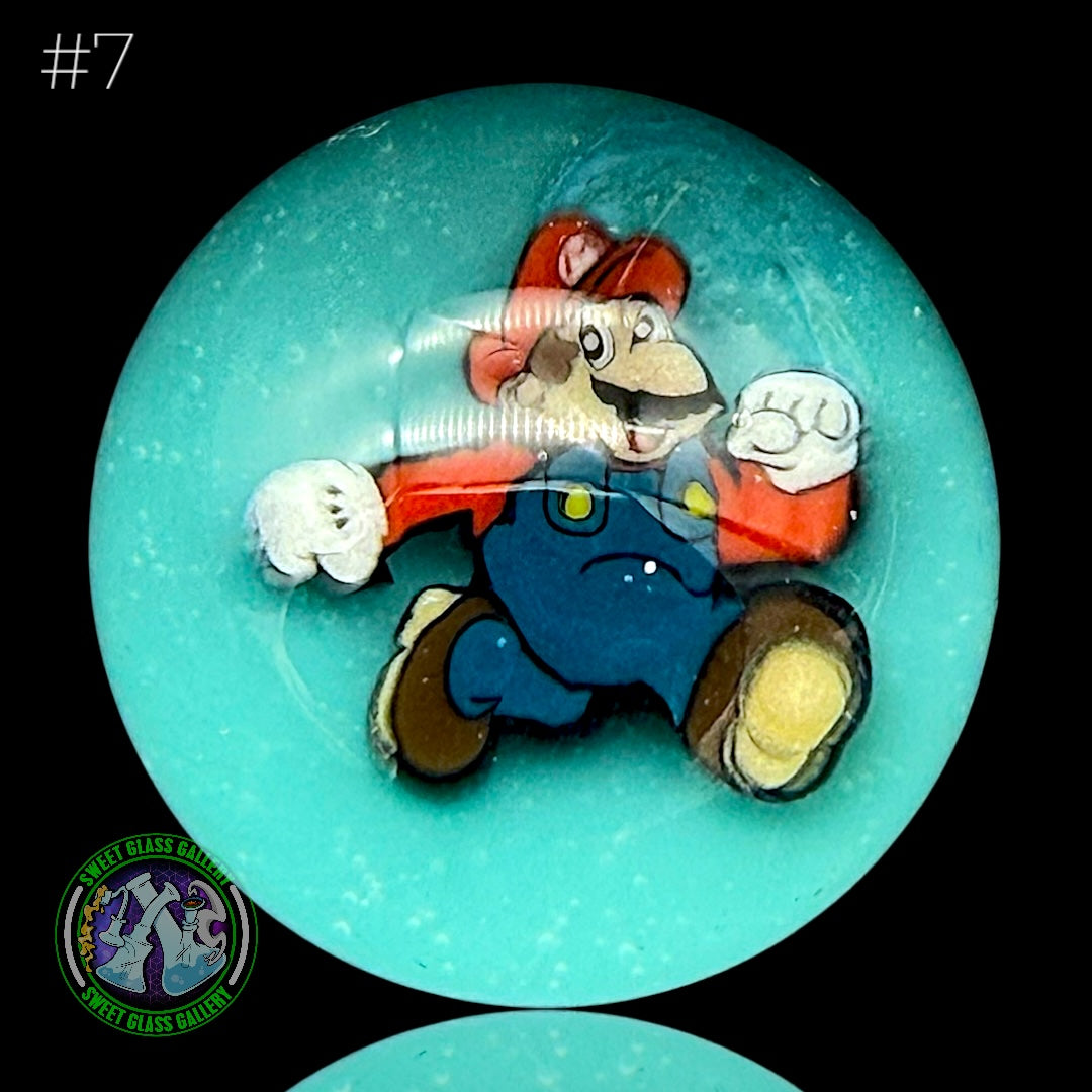 Keys Glass - Marble #7 (Mario - Super Mario Bros)