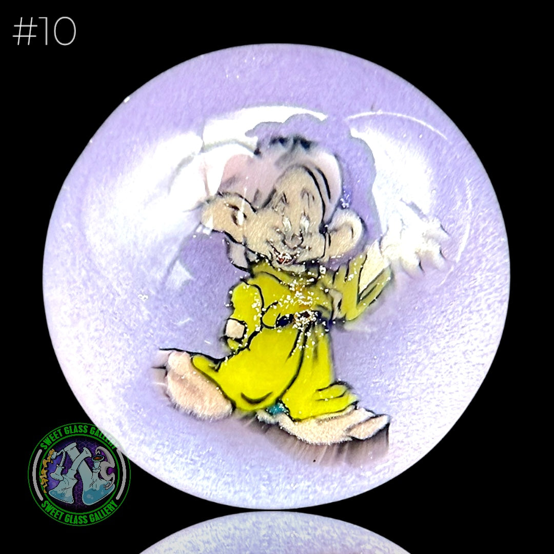 Keys Glass - Marble #10 (Dopey - Snow White And The Seven Dwarfs)