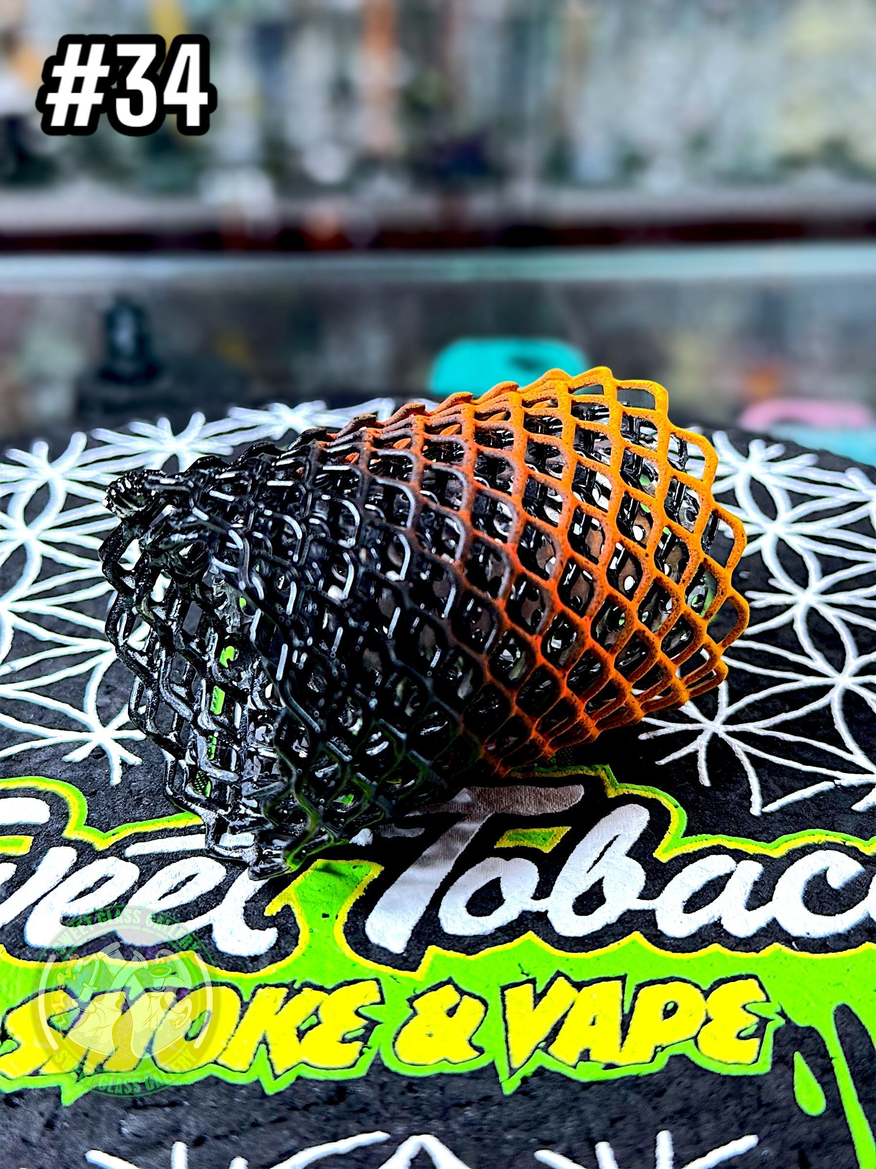 Mamba Guardzz - Heat Cage #34 Blazer GT8000 Guard (Black & Matte Orange Fade)