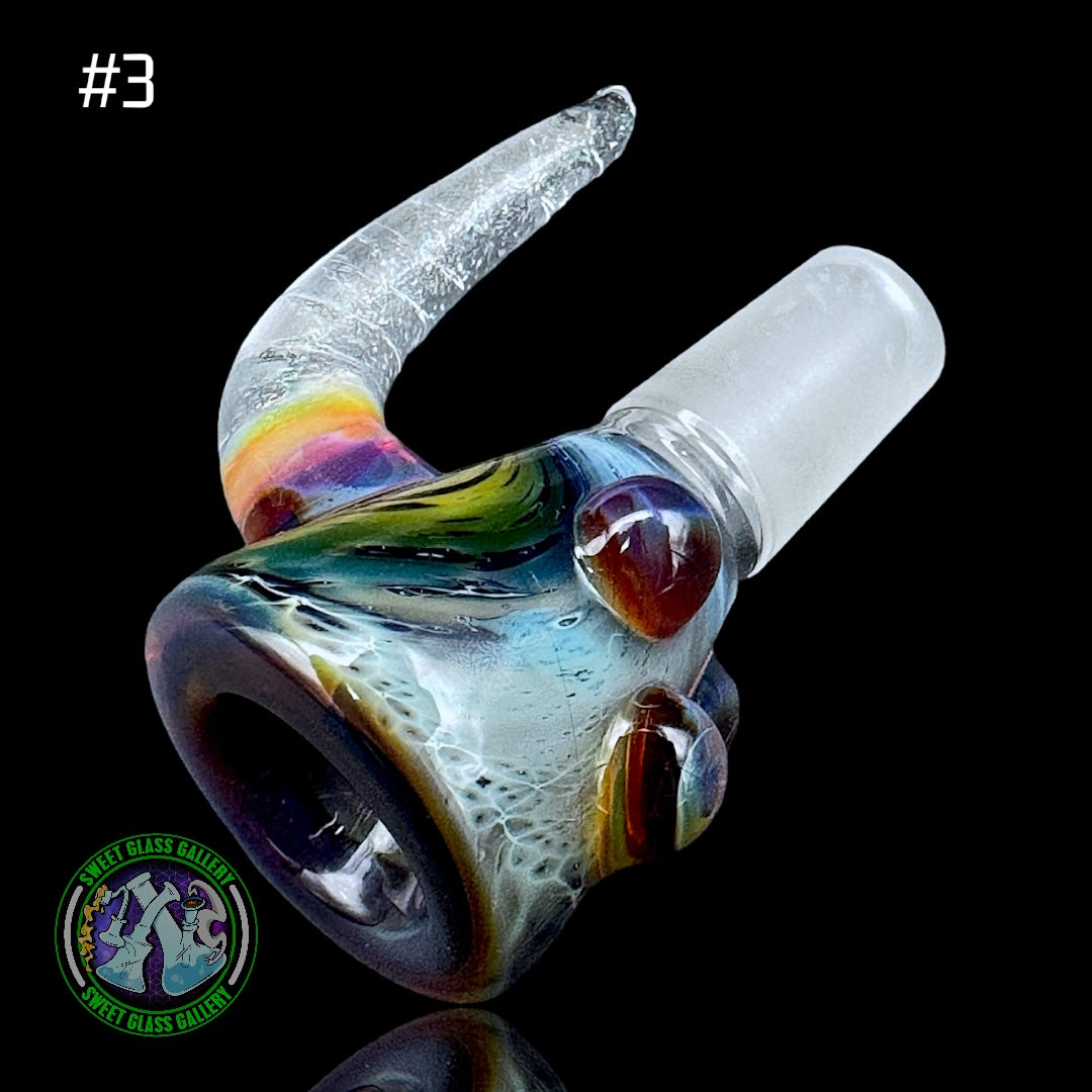 Nes Glass - Bowl #3 - Horned 14mm