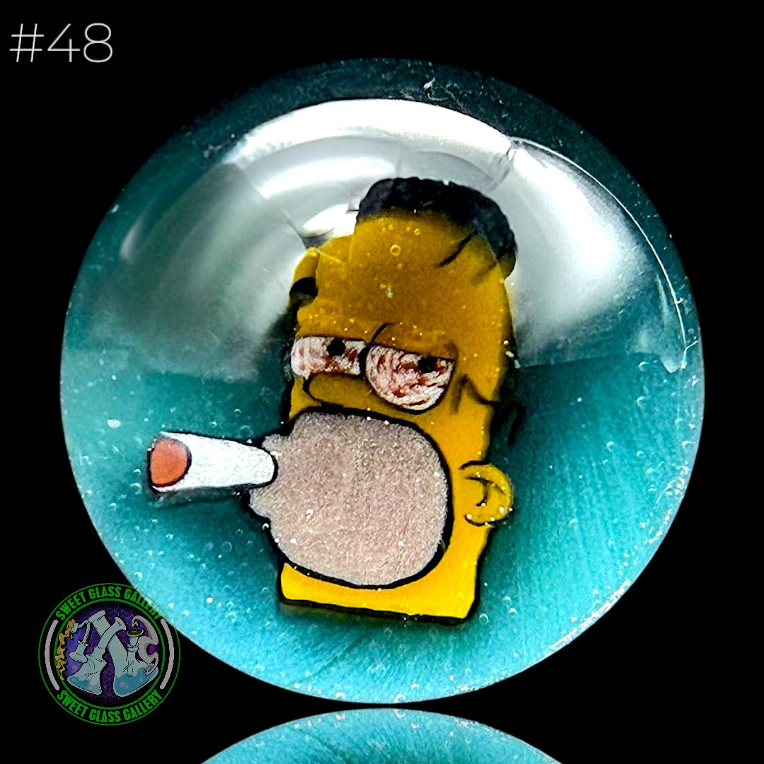 Keys Glass - Marble #48 (Homer - The Simpsons)