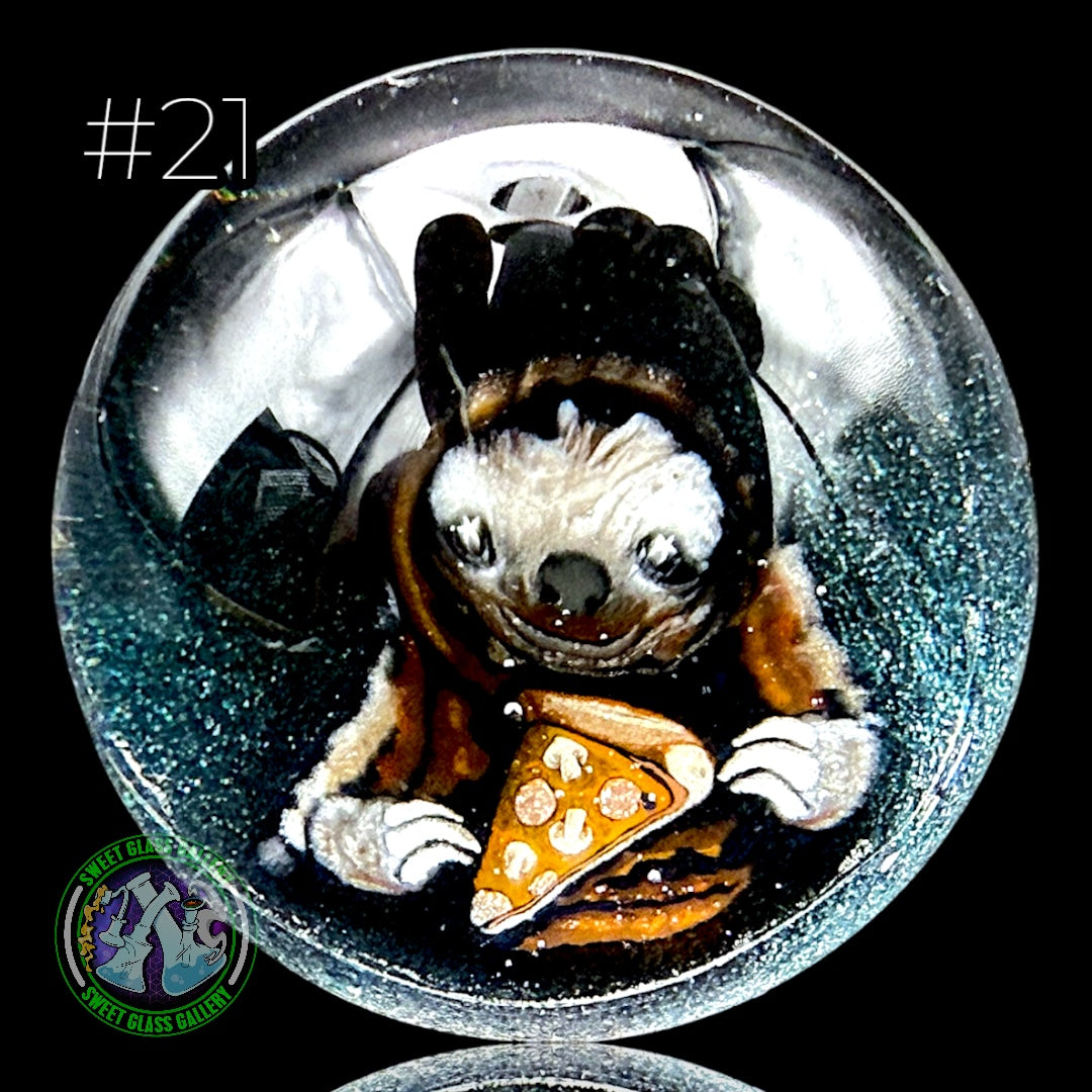 Keys Glass - Marble #21 (Sloth Pizza)