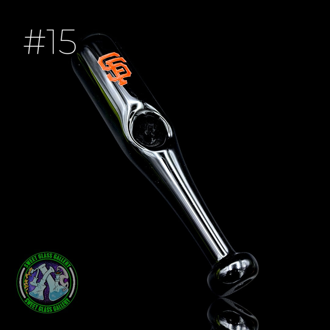 Daniel's Glass Art - Dry Pipe #15 - Baseball Bat (San Fransisco Giants)