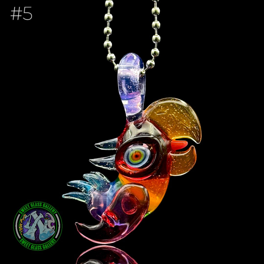 RJ Glass - Pendant - Bird #5
