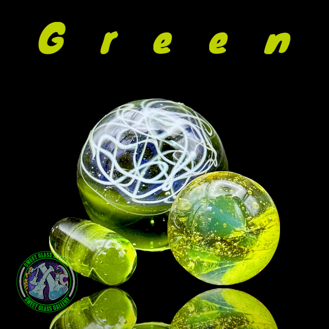 Garga Melt Glass - Scribble Tech Slurper Set (Green)