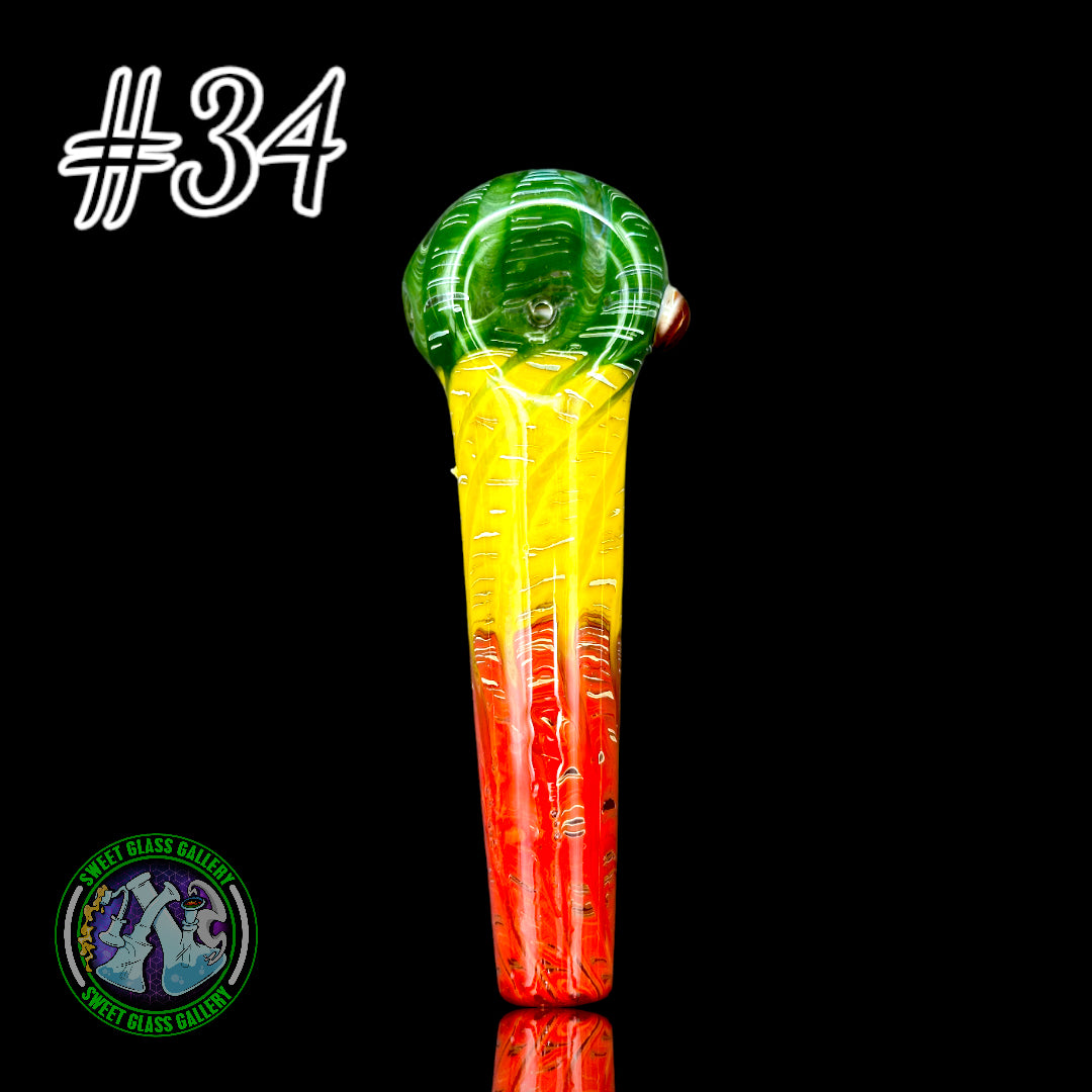 Daniel's Glass Art - Dry Pipe #34 - German Glass