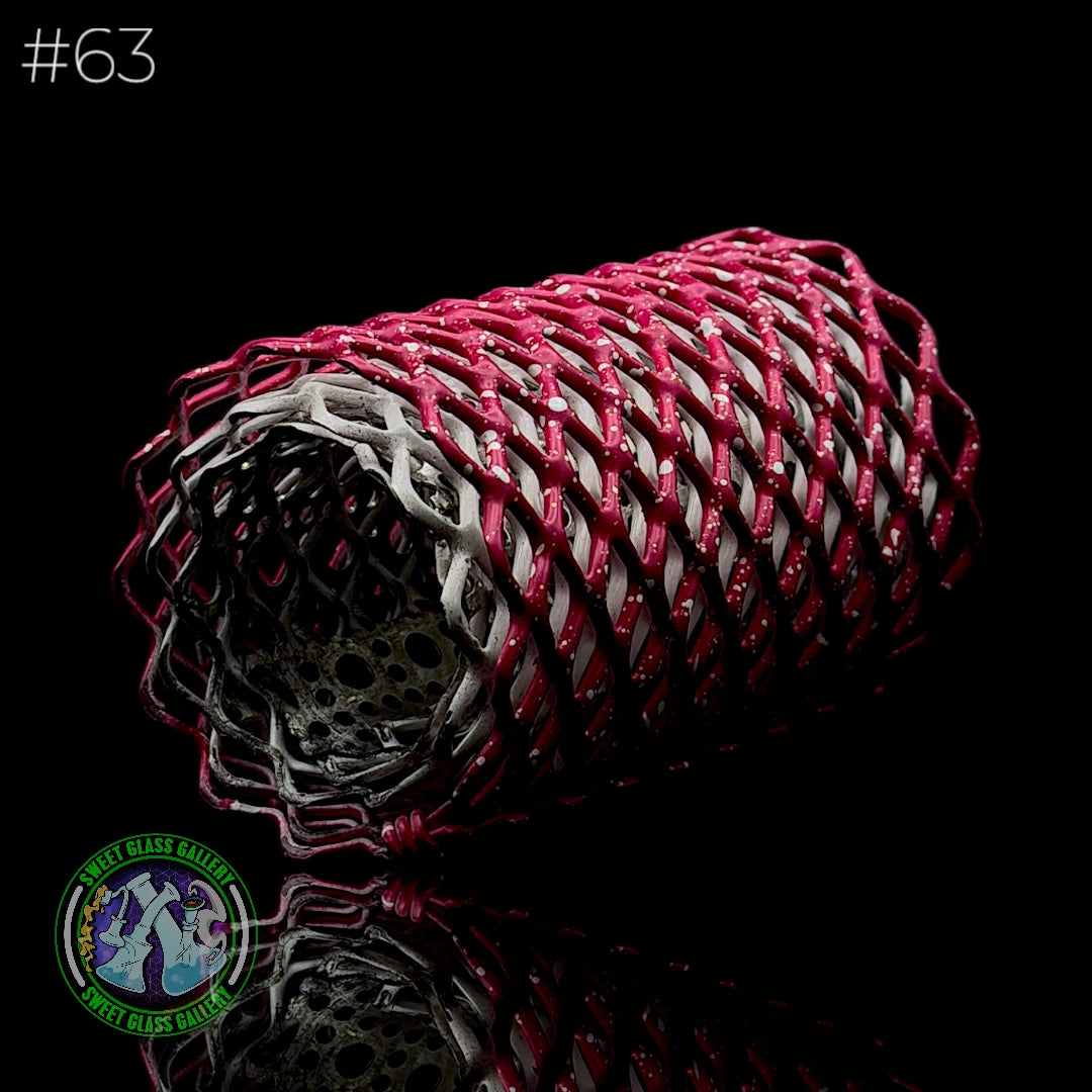 Mamba Guardzz - Heat Cage #63 - Blazer GT8000 Guard (Ghost Series - Pink w/ White Splatter)