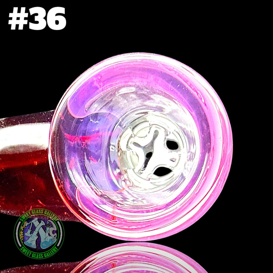Algae - Bowl #36 - Horn 4-Hole 14mm