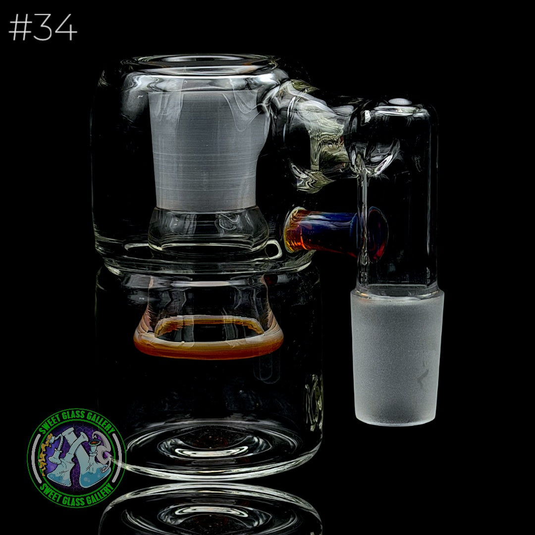 Fluid Glass - Ash Catcher 18mm - Dry #34 (Amber Purple)