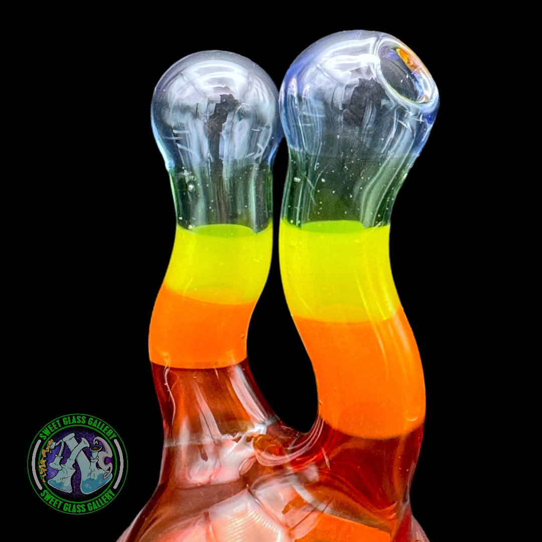 Drewbie Glass - Mini Sluggo - Rainbow Encalmo #1