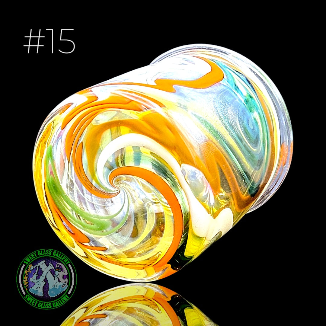 Ben’s Glass Art - Baller Jar #15 - X-Large Inside Out Tech
