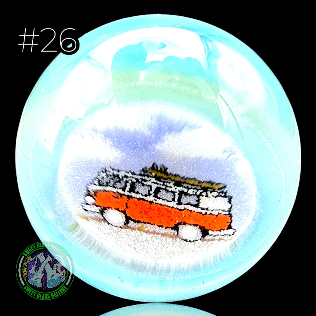 Keys Glass - Marble #26 (VW Bus)