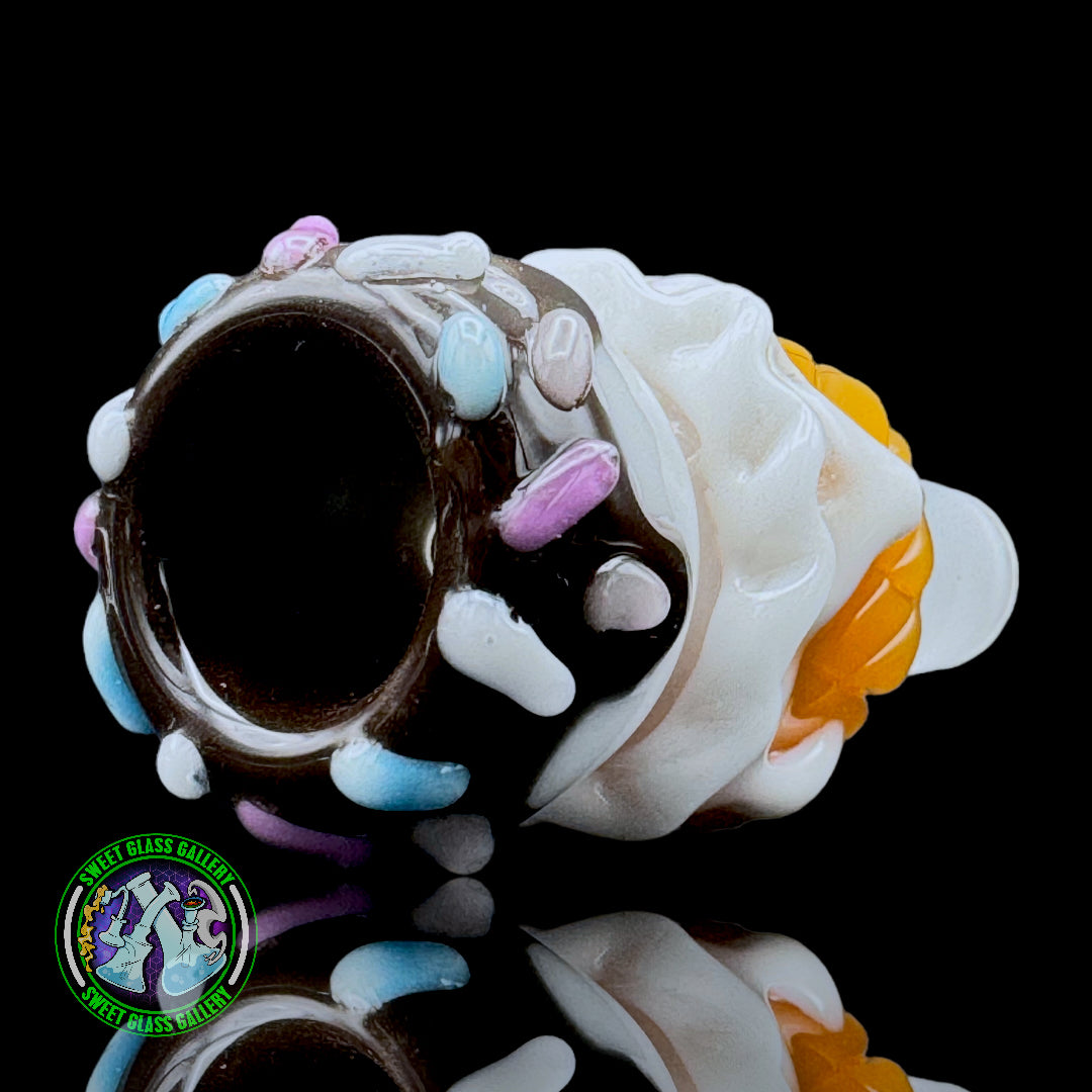 Empire Glassworks - Bowl #7 - Ice Cream Cone 14mm