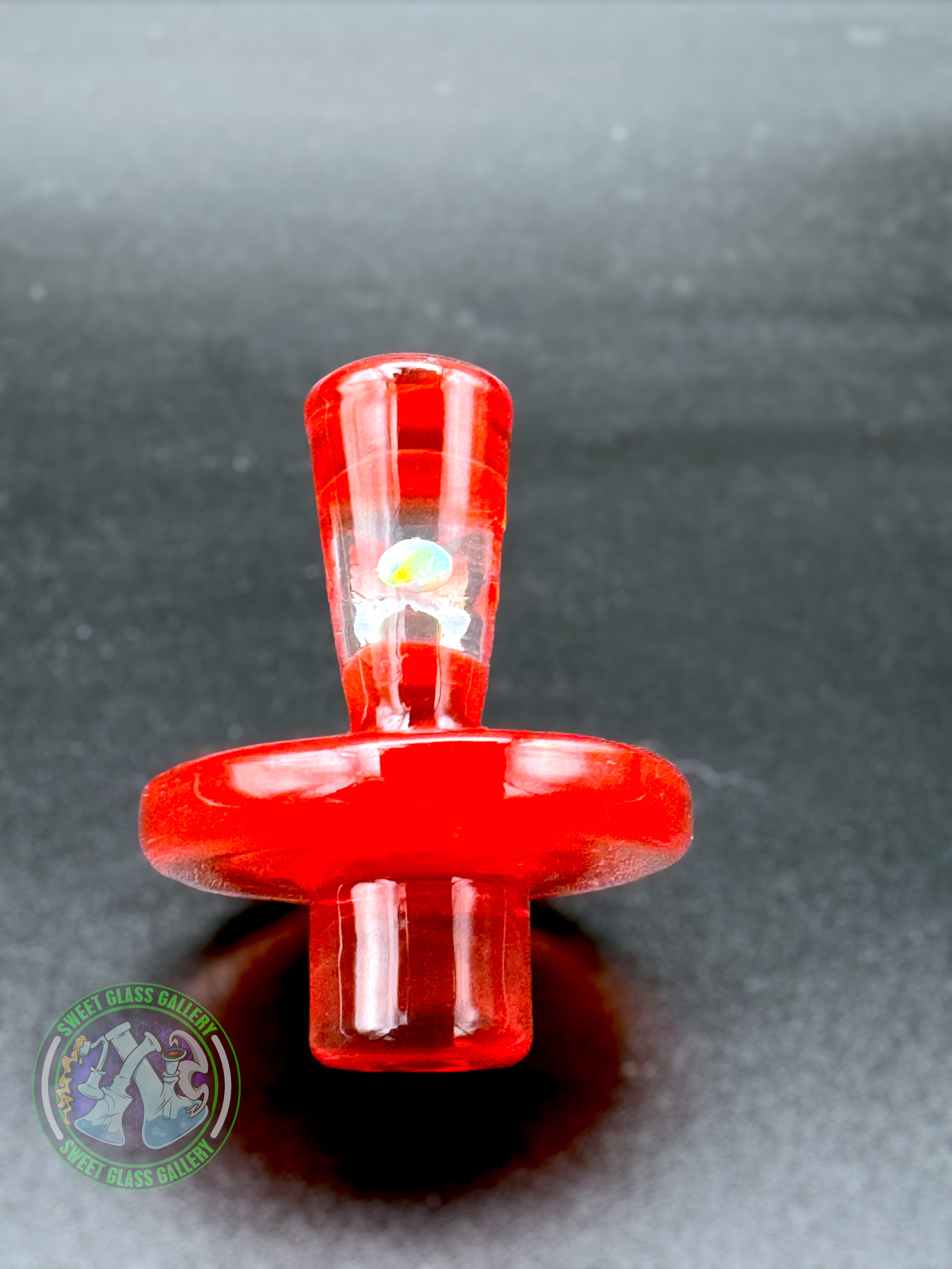 Camp Fire Quartz - Encased Opal Slurper Cap (Red Elvis)