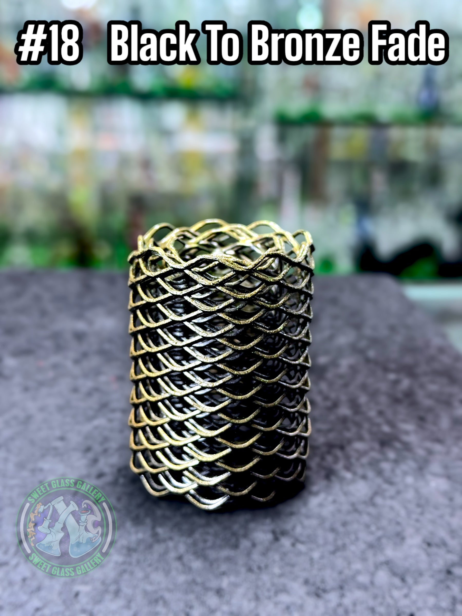 Heat Cage - Blazer GT8000 Torch Guard #18 - Black To Bronze Fade