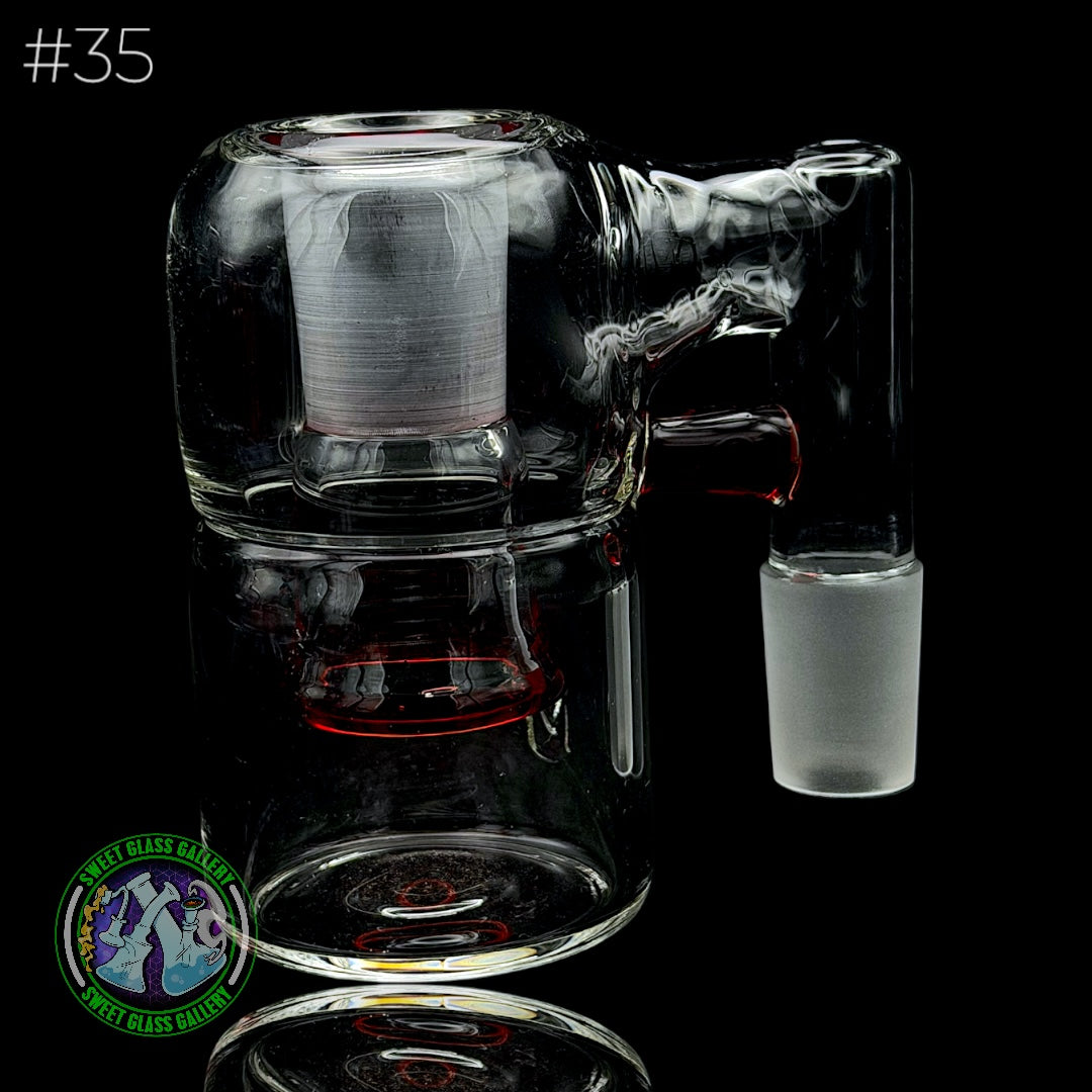 Fluid Glass - Ash Catcher 18mm - Dry #35 (Pomegranate)