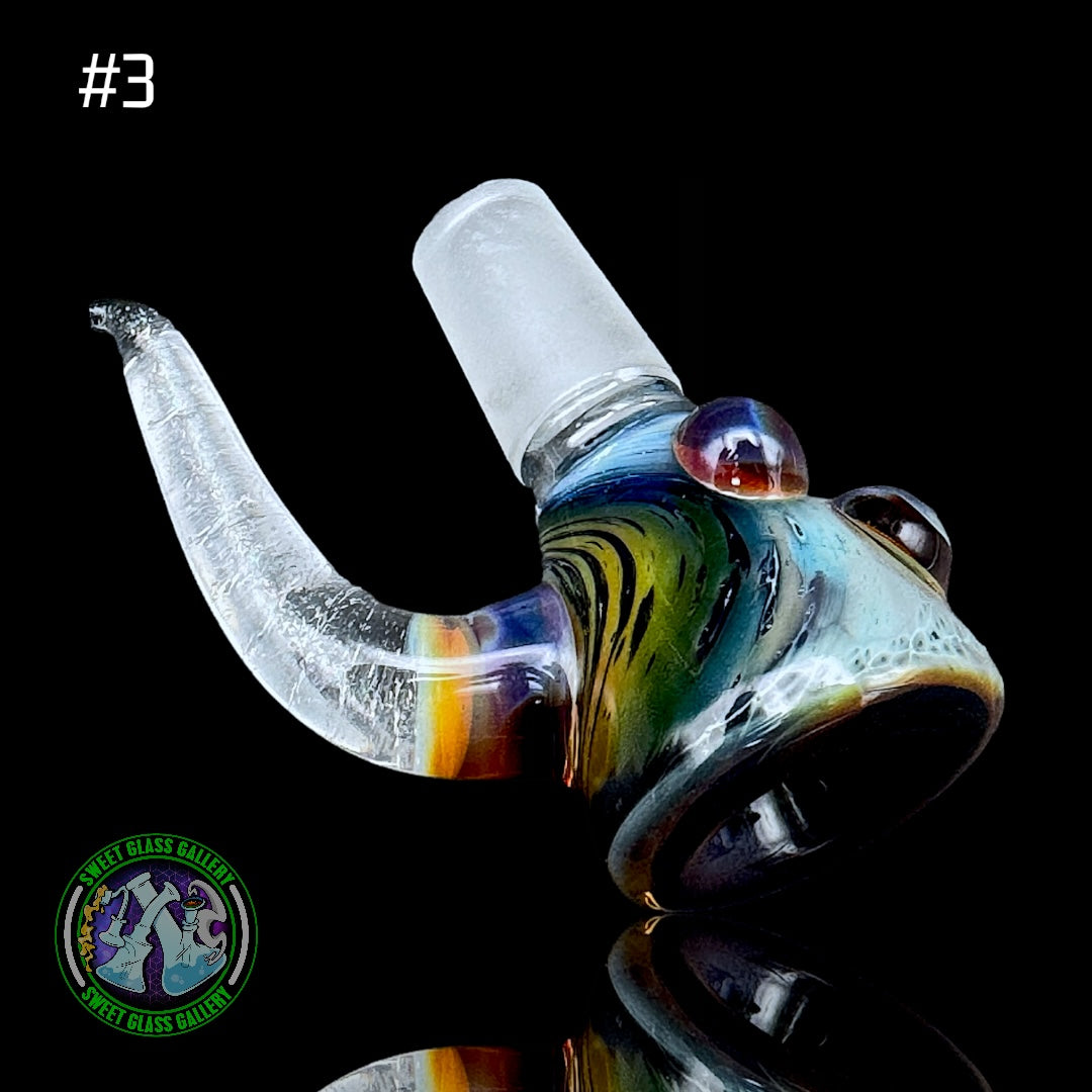 Nes Glass - Bowl #3 - Horned 14mm