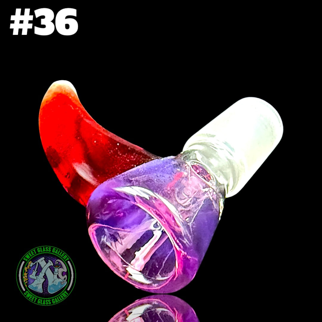 Algae - Bowl #36 - Horn 4-Hole 14mm