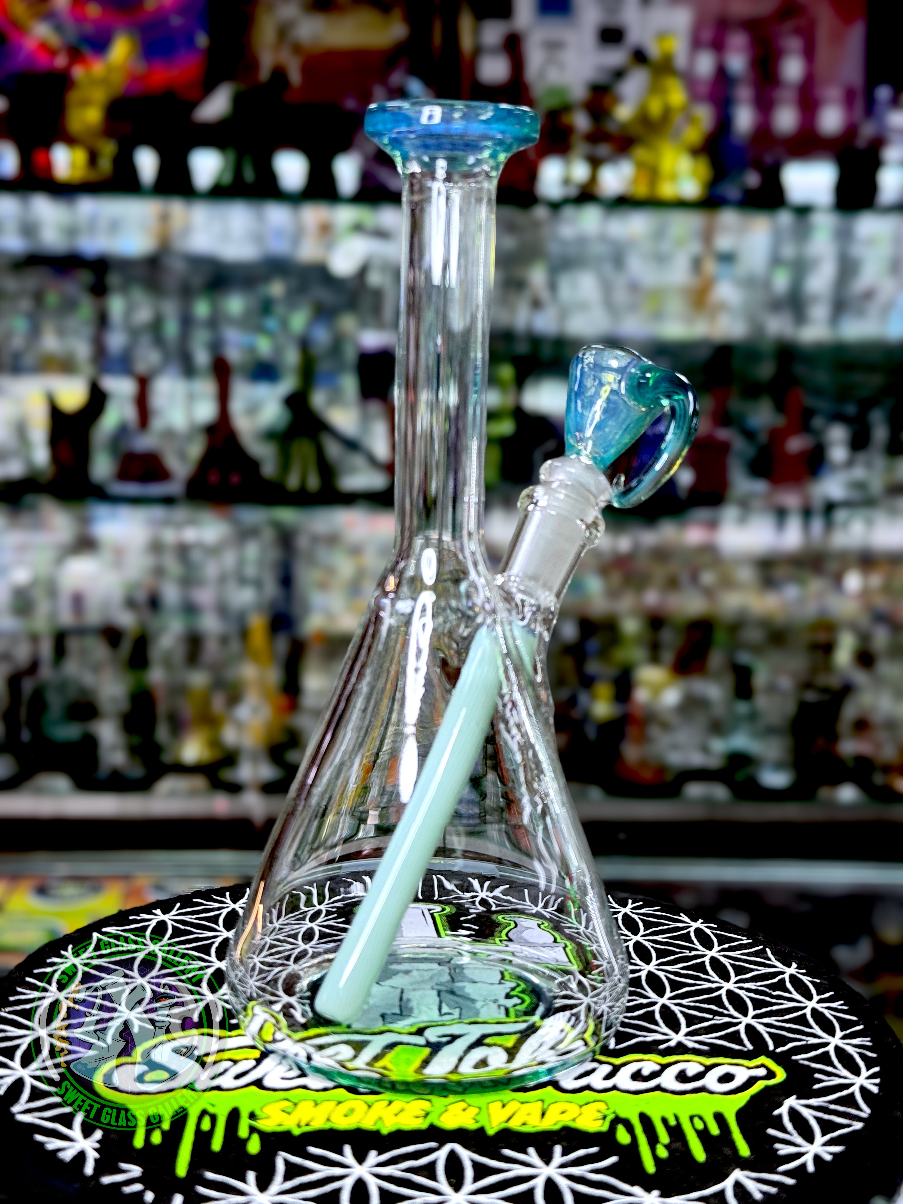 Empty1 Glass - Rig #2 - Mini Beaker w/ Bowl (Metta)