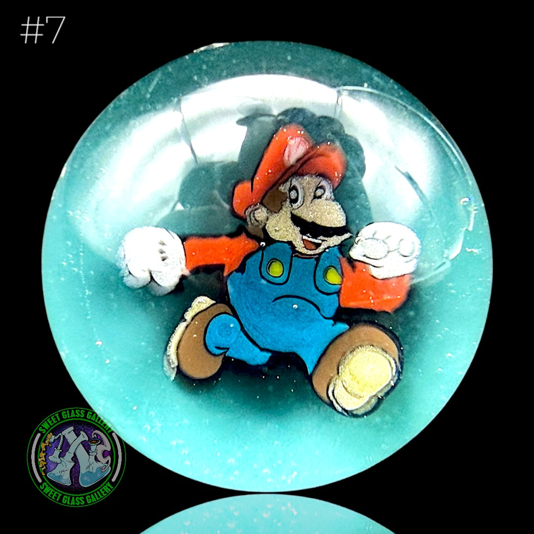 Keys Glass - Marble #7 (Mario - Super Mario Bros)