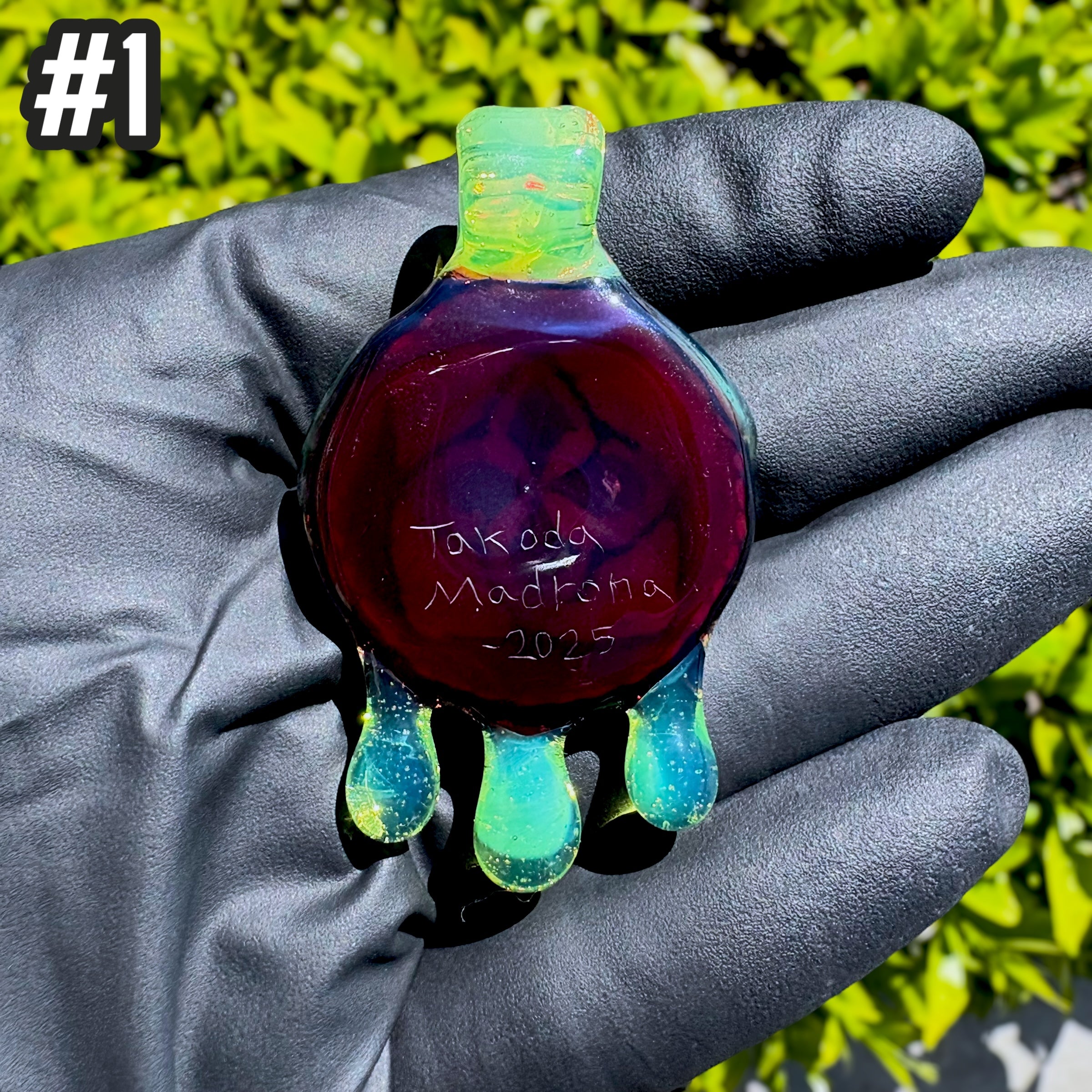 Takoda Madrona - Pendant #1 - Drippy Fillacello