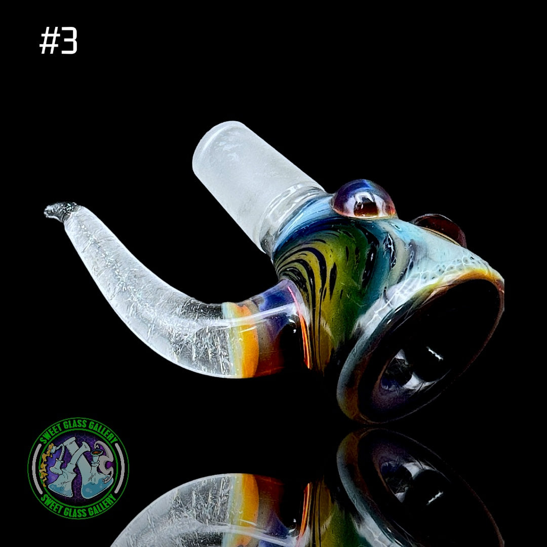 Nes Glass - Bowl #3 - Horned 14mm