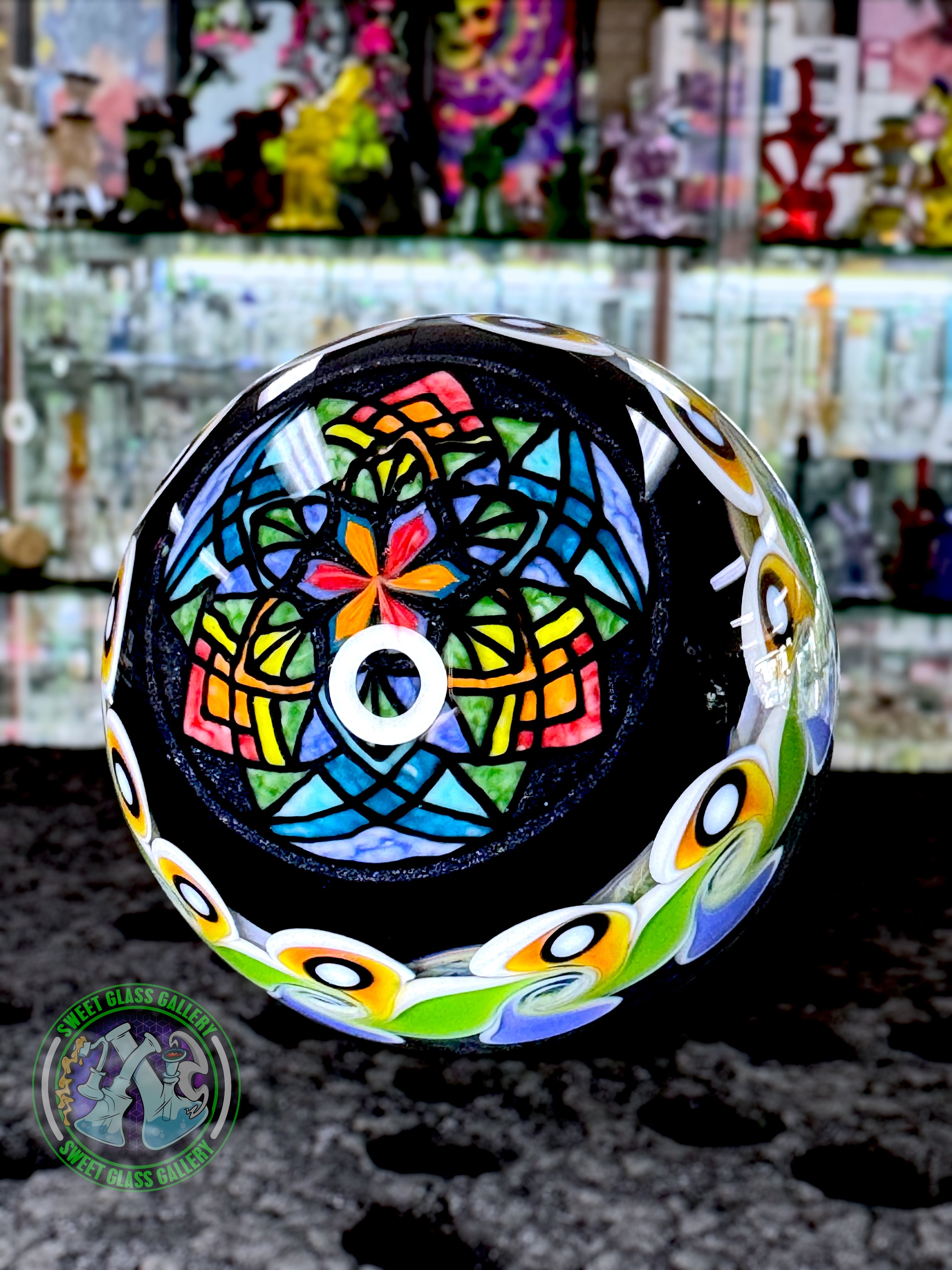 Dew Glass - Collectors Marble 62mm 2.5” #1
