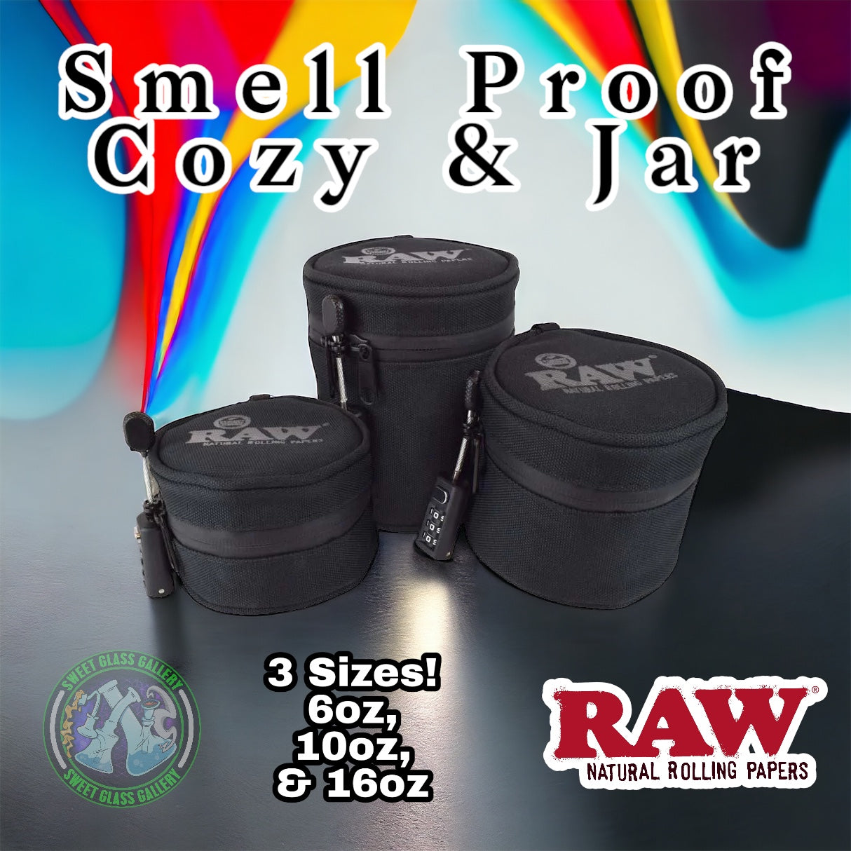 Raw - Smell Proof Cozy & Jar