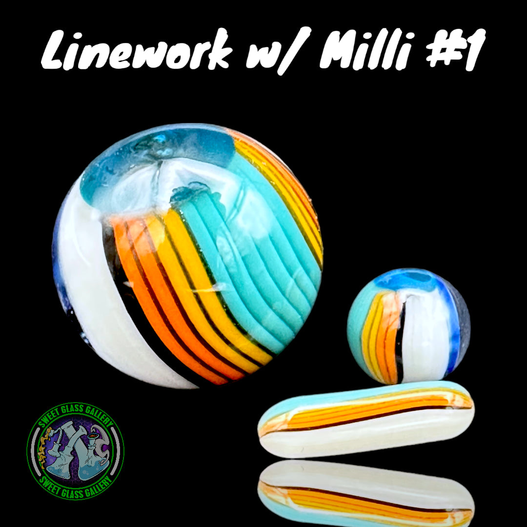 Whitlock Glass - 3-Piece Slurper Set (Linework w/ Milli) #1