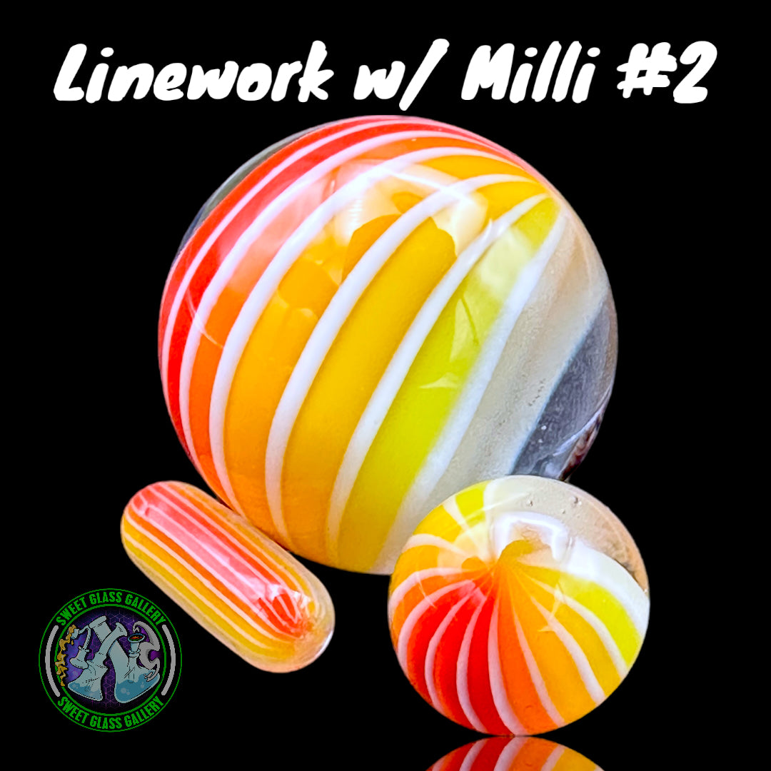 Whitlock Glass - 3-Piece Slurper Set (Linework w/ Milli) #2
